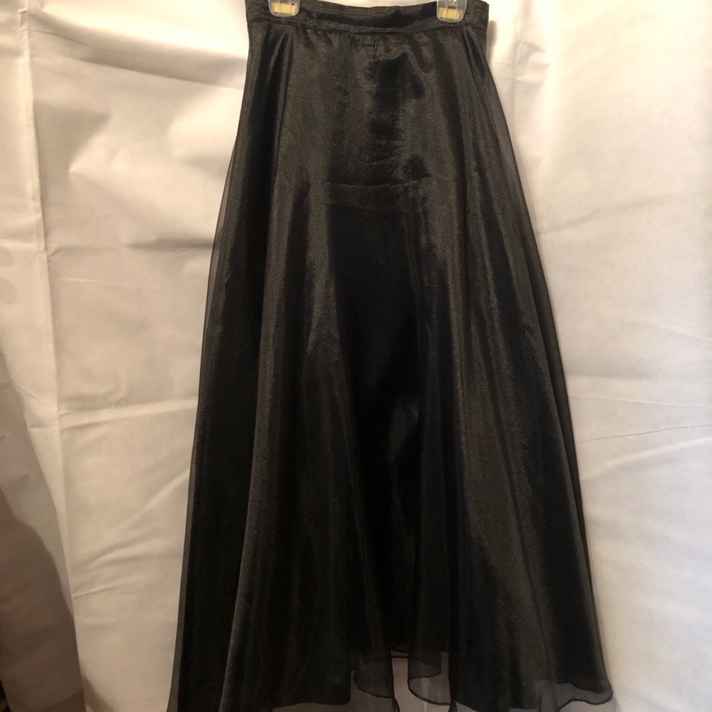 Size 10 JS Collection black organza ball skirt